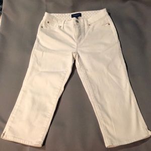 COPY - Talbots white cropped jeans